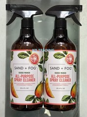 (2-Pack) SAND + FOG™ Plant-Based Kitchen REFRESHER & CLEANER ~ GUAVA MANGO Scent