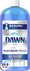Dawn Dish Soap, Direct Foam Dishwashing Foam, Refill, Fresh Rapids Scent, 30