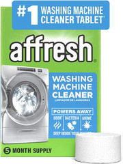 Affresh Washing Machine Cleaner, Helps Power Away Odor Causing Bacteria & Grime