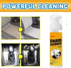 2/4 Pack Foam Cleaner Spray Car Interior Upholstery Leather Fabric Cleaner 100ml