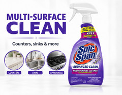 Spic & Span Advanced Clean Multi-Purpose Cleaner Spray Lavender 32 oz 3 Pack