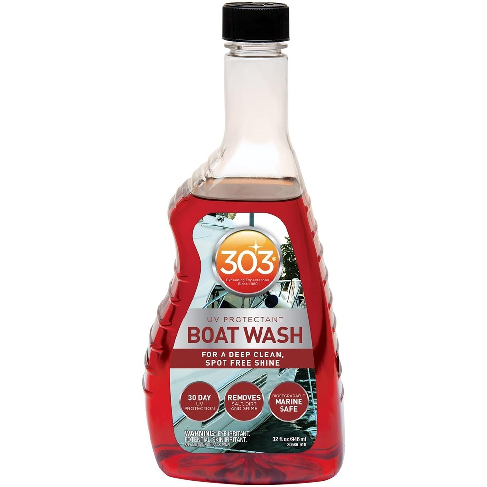 303 Products Marine Boat Wash Cleaner with UV Protectant Deep Cleaning 32oz
