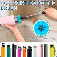 13 Pcs Bottle Brush Cleaning Set Long Handle Bottle Cleaner for Washing Narrow