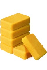 Tioncy 6 Pcs Large Foam Sponges 7.5 x 5.5 x 1.9 Inch Grouting Car Wash