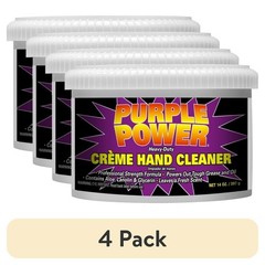 4 pack Purple Power Heavy Duty Creme Hand Cleaner, 14 oz