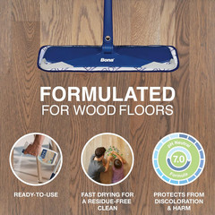 Hardwood Floor Cleaner Spray – 32 Fl Oz – Residue-Free Floor Cleaning Solution f