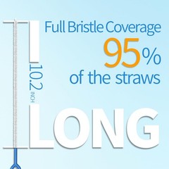 6 Pack Straw Cleaner Brush – 12.6 Inch Extra Long Straw Cleaners Different Si…