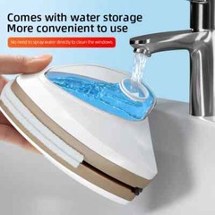 Double Sided Magnetic Glass Window Cleaner Tool Automatic Drainage Wiper New US