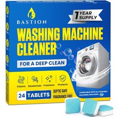 24 Pack Washing Machine Descaler Tablets HE Washing Machine Cleaner Tablets