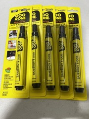 Goo Gone On The Go Pen Adhesive Removes Stickers Price Tags & Scuffs 5 Pack