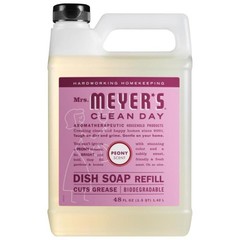 Mrs. Meyer’s Clean Day 316568 Peony Scent Liquid Dish Soap Refill 48 oz.