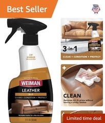Residue-Free Leather Cleaner & Conditioner with UV Protection – 12 Fl Oz