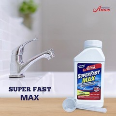 Professor Amos 16 oz. SuperFast Max Concentrated Powder Drain Opener New