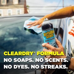 911642PK Premium Aerosol Glass Cleaner Spray for Car Windshields and Windows,…