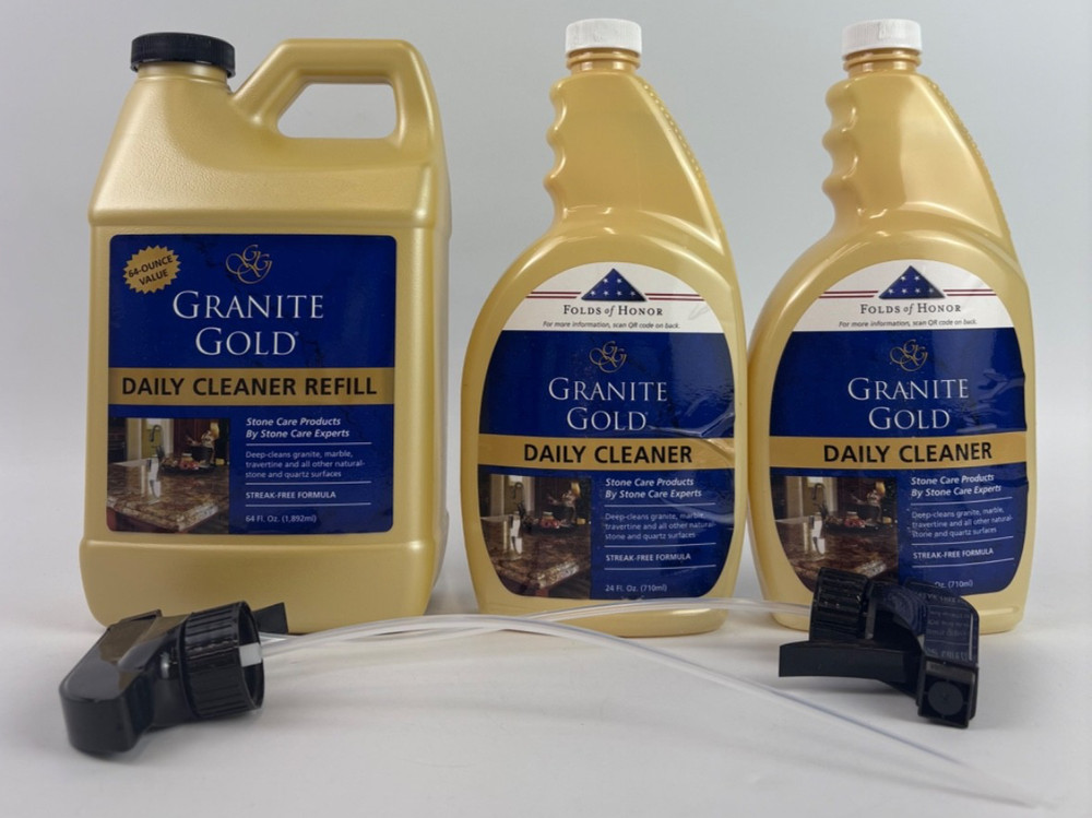 Granite Gold Daily Cleaner (1)64oz & (2)24oz