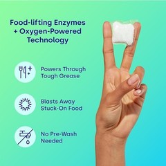 Ultra Wash Dishwasher Pods No Prewash Lemon Citrus Biobased Enzymes 32 Pack New