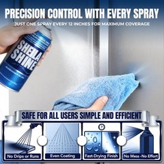 Sheila Shine 2 x 10oz Stainless Steel Cleaner and Polish – Removes Grease,