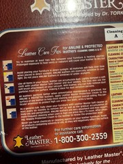 Leather Master Stainsafe Leather Care Kit Cleaner Cream Ink Lifter NEW Sealed