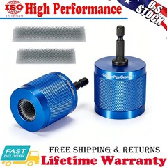 2x Copper Pipe Cleaner Drill Set 1/2″ 3/4″ Metal Plumbing Tube Brush Kit Tool