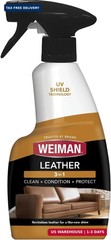 Weiman Leather Cleaner & Conditioner – Cleans, Restores & Protects Leather, UV P