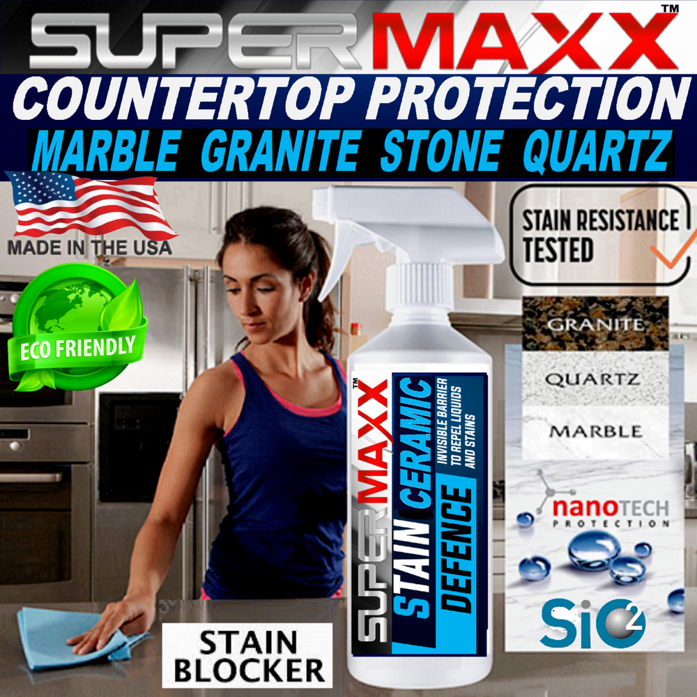 STONE SEALER GRANITE QUARTZ MARBLE CERAMIC SPRAY ALL SURFACE PROTECTION COATING