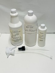 R & W Co Multi Purpose Cleaner Mop Soap & Room Spray Imported Mahogany Pet Safe