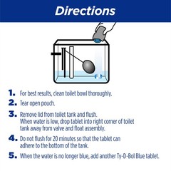 Blue Tablets Value 5 Pack, Cleans and Deodorizer Toilets for a Fresh Smelling…