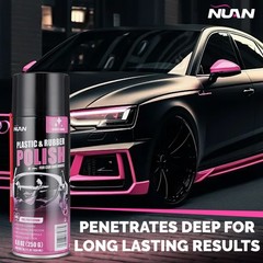 Car Interior Polish Cleaner – 3Pack 450ml & Cleaner Spray, Quick Shine Safe US