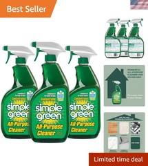 Eco-Friendly All-Purpose Cleaner – Simple Green 32 Oz – Non-Toxic, Pack of 3