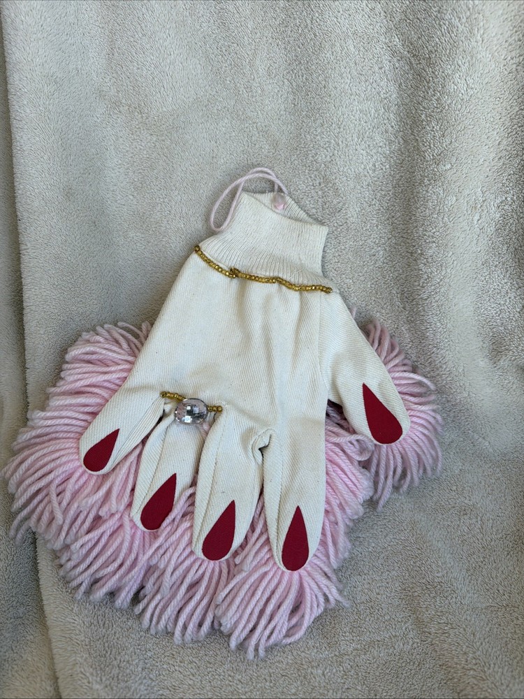 VTG The Original Dust Paw Furniture Duster Car Wash Mitt Quirky Fashion Rare Odd