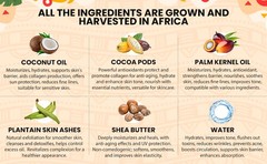Raw African Black Soap Liquid 8 fl. oz. – Pure & Natural Traditional Skincare