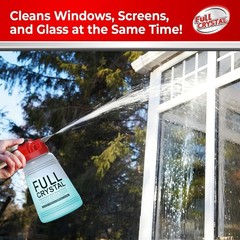 Window Cleaning Kit – 6 oz Glass Cleaner and Bottle with 27 ft , Each 4 oz Ba…
