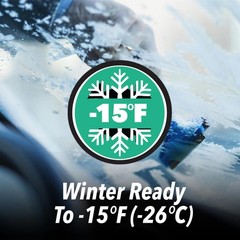 EV Windshield Washer Fluid 128oz 100% MethanolFree Winter Ready Up To 15F