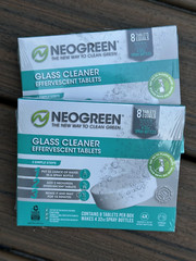 2-Pack NeoGreen Glass Cleaner Tablets (16 Total) Makes 8 Spray Bottles