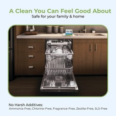 Dishwasher Cleaner and Deodorizer XL Tablets – Heavy-Duty Descaler & Odor Rem…