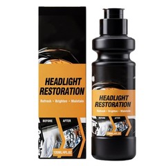 Car Headlight Restoration Agent 120ml Polishing Fast Acting Shine