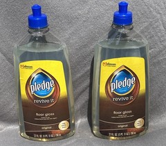 2 Pledge Revive It Original Floor Gloss Cleaner for Long Lasting Shine 27 oz NEW