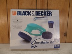 Black & Decker Scum Buster Kit SB400 Cordless Power Scrubbing Kit Bad Batteries