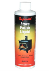 Imperial Manufacturing Stove Polish Liquid 8oz Restores Cast Iron&Steel Low Odor