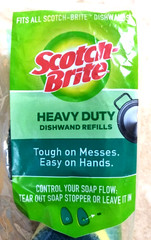 3M Scotch-Brite Heavy Duty Dishwand Scrubber Refill 2 pk