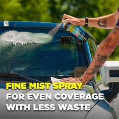 91164-4PK Premium Aerosol Glass Cleaner Spray for Car Windshields and Windows…