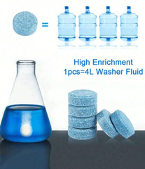 20pcs Automotive Windshield Cleaning Sheets, Concentrated Multi-Functional Fluid