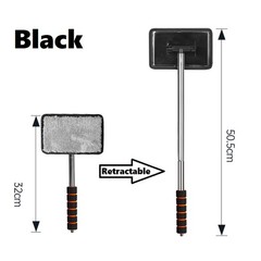 3× Car Extendable Handle Windshield Cleaner Telescopic Glass Wiper Cleaning Tool