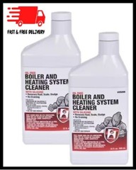 32 Oz. Heating System and Boiler Cleaner with Silicone (2-Pack)