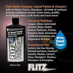 FLITZ All Metal Polish 1 Gallon/128 fl oz Liquid Formula (SEE VIDEO)