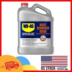 Fast-Acting Rust Remover Soak – One Gallon Solution for Tough Restoration Tasks