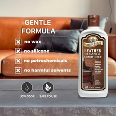Parker & Bailey Leather Cleaner & Conditioner – Restores & Conditions, Cleaner F