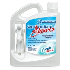 Wet & Forget Shower Cleaner Spray, No-Scrub Weekly Bathroom Cleaner, 64 fl oz