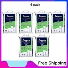 (6 pack) Morton Clean and Protect Plus Rust Defense Water Softener Salt Pellets