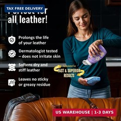 Leather CPR Cleaner and Conditioner 18oz. Bring Leather Back To Life on Furnitur